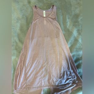 Purple lululemon tie back tank